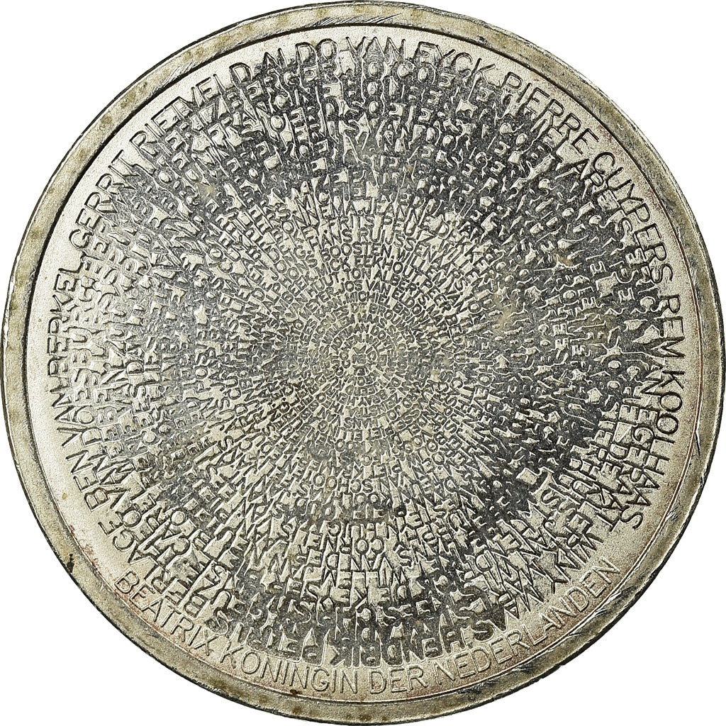 Niederlande, 5 Euro, 2008, SS, Silver Plated Copper, KM:279a