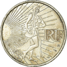 France, 10 Euro, Semeuse, 2009, EF(40-45), Silver, KM:1580