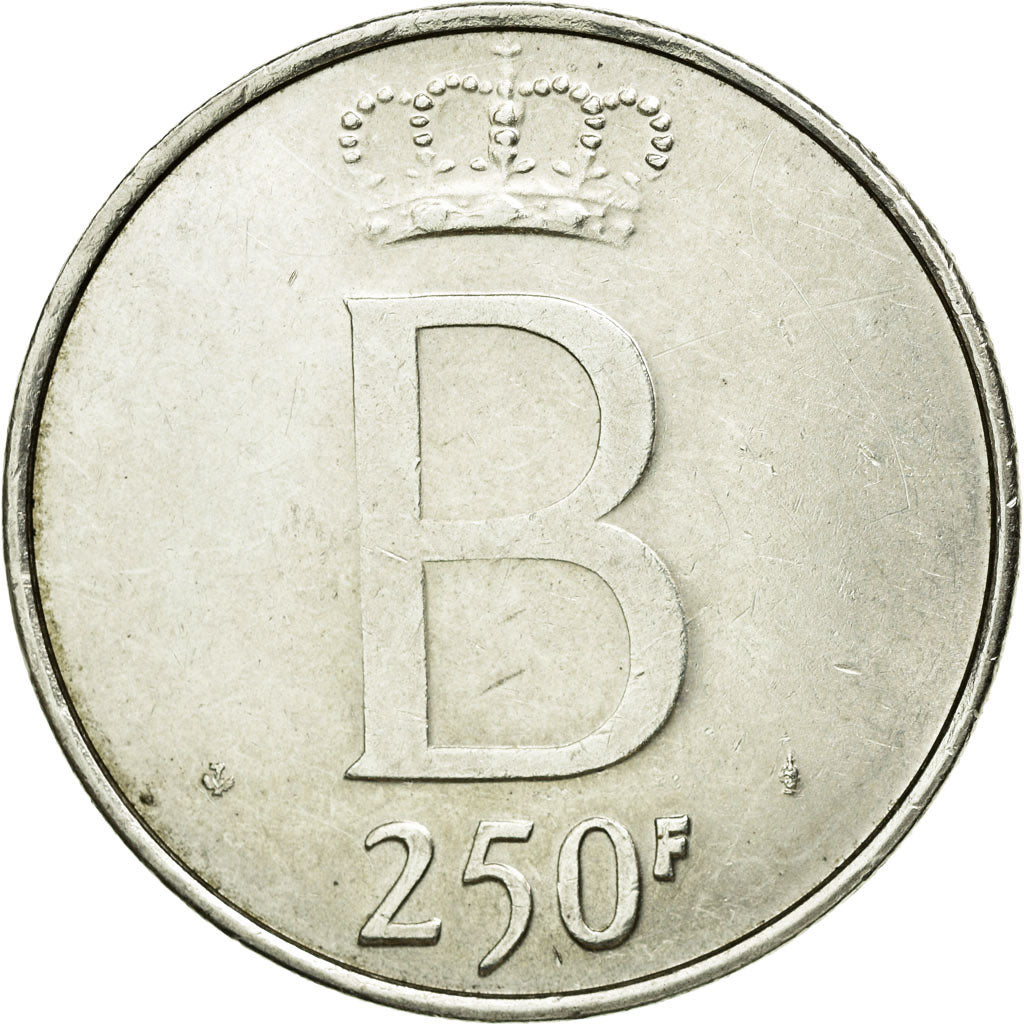 Munten, België, 250 Francs, 250 Frank, 1976, ZF+, Zilver, KM:157.1
