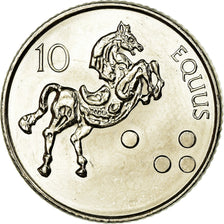 Coin, Slovenia, 10 Tolarjev, 2005, MS(65-70), Copper-nickel, KM:41