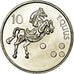 Coin, Slovenia, 10 Tolarjev, 2005, MS(65-70), Copper-nickel, KM:41