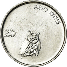 Coin, Slovenia, 20 Stotinov, 1992, MS(65-70), Aluminum, KM:8