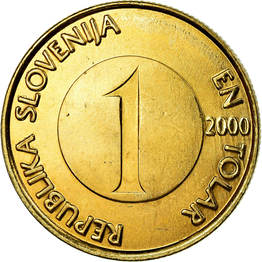 Münze, Slowenien, Tolar, 2000, STGL, Nickel-brass, KM:4