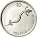 Moneda, Eslovenia, 10 Stotinov, 1992, FDC, Aluminio, KM:7