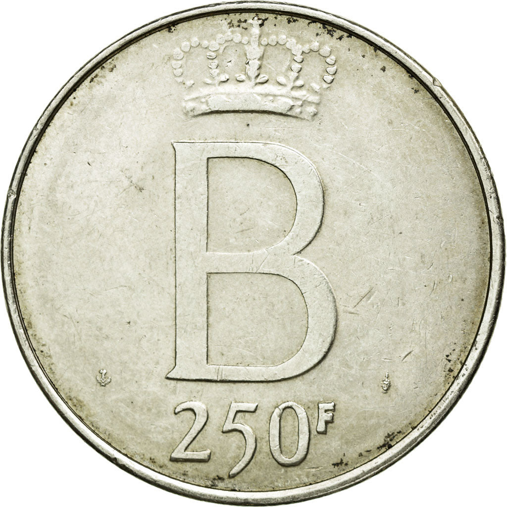 Coin, Belgium, 250 Francs, 250 Frank, 1976, AU(50-53), Silver, KM:157.1