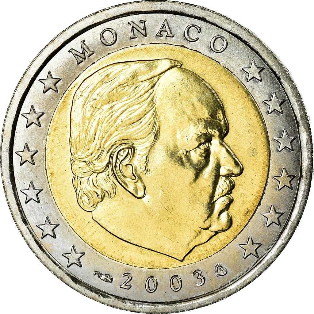 Monaco, 2 Euro, 2003, FDC, Bi-metallico, KM:174