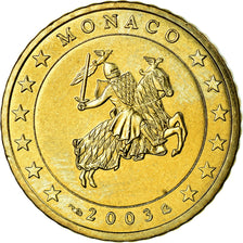 Monaco, 50 Euro Cent, 2003, SPL, Ottone, KM:172
