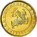 Mónaco, 20 Euro Cent, 2000, MS(63), Latão, KM:171