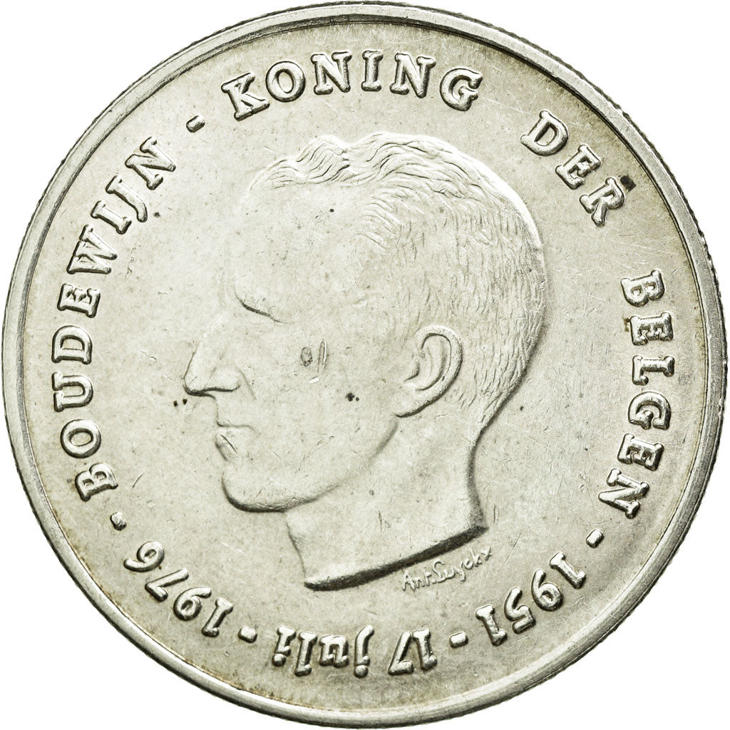 Coin, Belgium, 250 Francs, 250 Frank, 1976, Brussels, AU(50-53), Silver