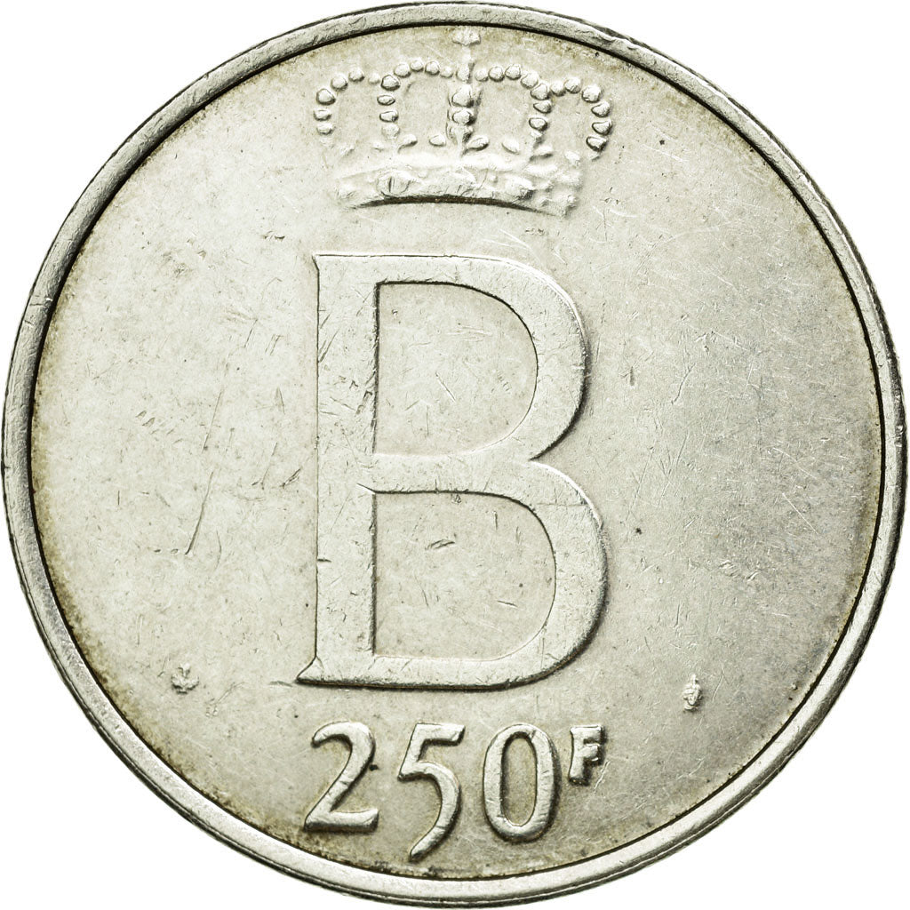 Coin, Belgium, 250 Francs, 250 Frank, 1976, Brussels, AU(50-53), Silver