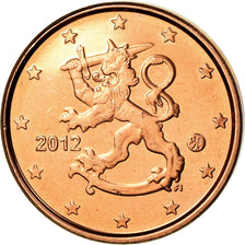 Finland, Euro Cent, 2012, MS(65-70), Copper Plated Steel, KM:98