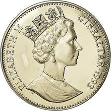 Moneta, Gibilterra, Elizabeth II, 2.8 Ecus, 1993, Pobjoy Mint, FDC, Rame-nichel