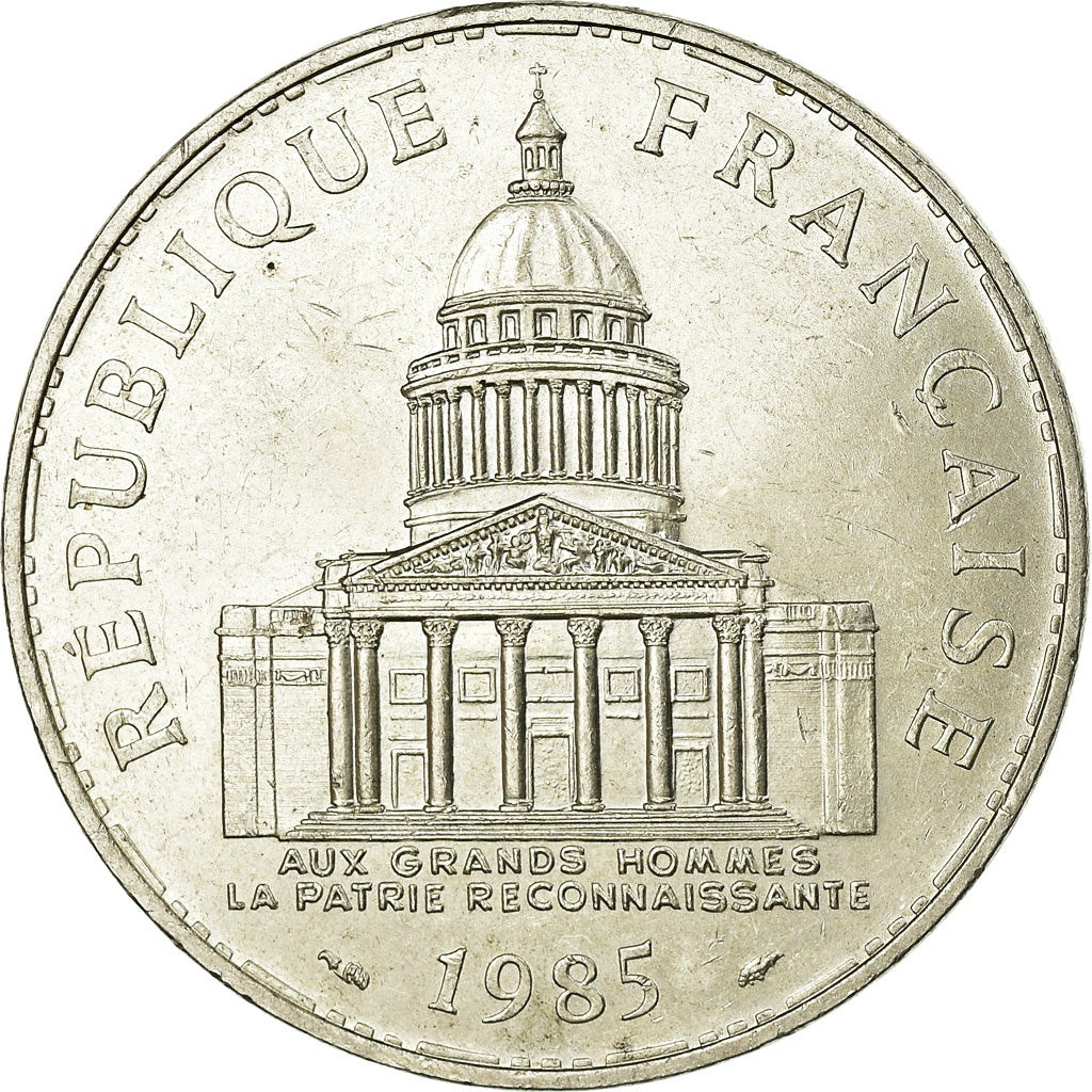 Coin, France, Panthéon, 100 Francs, 1985, Paris, EF(40-45), Silver, KM:951.1
