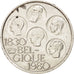 Belgio, 500 Francs, 500 Frank, 1980, Brussels, BB+, Rame-nichel ricoperto in...