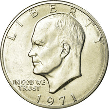Coin, United States, Eisenhower Dollar, Dollar, 1971, U.S. Mint, San Francisco