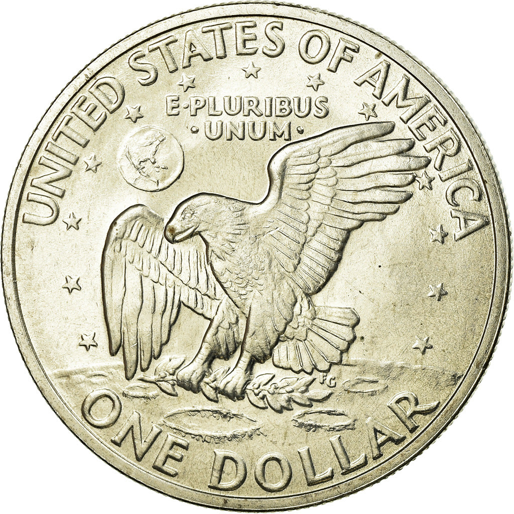 Coin, United States, Eisenhower Dollar, Dollar, 1971, U.S. Mint, San Francisco
