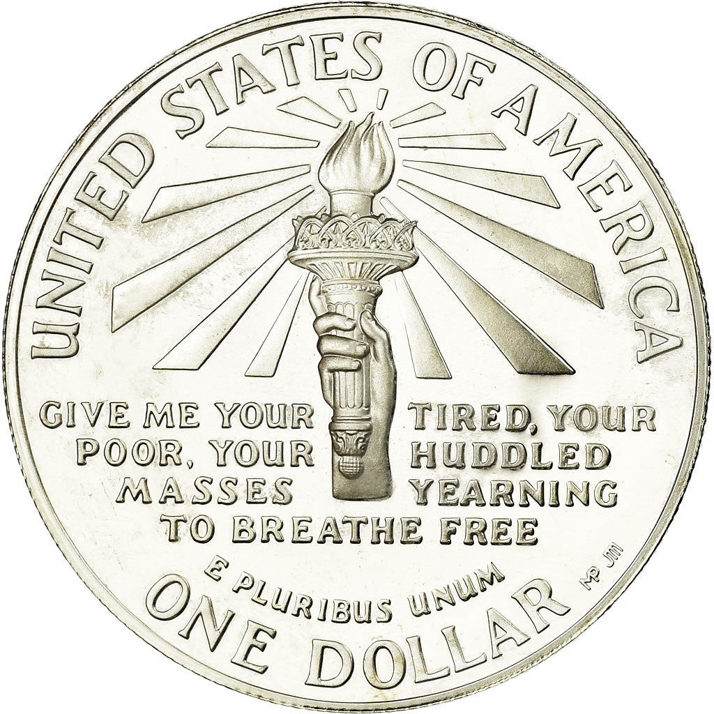 Monnaie, États-Unis, Centenaire de la Statue de la Liberté, Dollar, 1986, U.S.