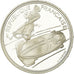 Coin, France, Bobsledding, 100 Francs, 1990, BE, MS(65-70), Silver, KM:981