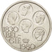 Belgium,500 Francs,500 Frank,1980, Brussels,AU(50-53),Silver Clad Copper,MK 162