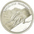 Coin, France, Alpine skiing, 100 Francs, 1989, BE, MS(65-70), Silver, KM:971