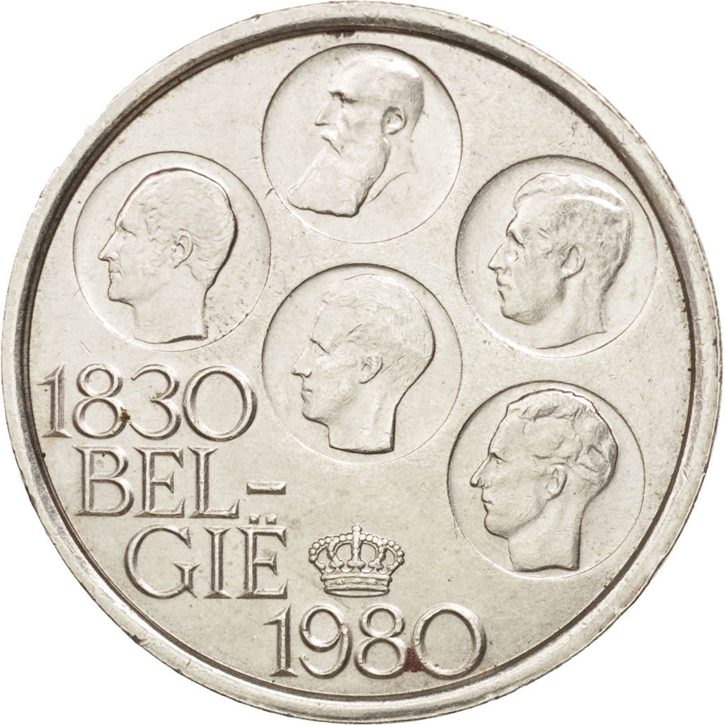 Belgique,500 Francs,500 Frank,1980, Brussels,TTB+,Silver Clad Copper,KM 162