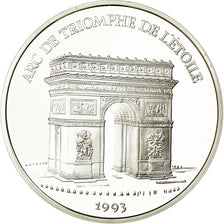 Coin, France, Arc de Triomphe, 100 Francs-15 Ecus, 1993, BE, MS(65-70), Silver