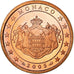 Monaco, Euro Cent, 2005, BE, SPL, Acciaio placcato rame, KM:167