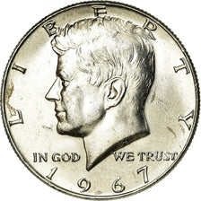 Coin, United States, Kennedy Half Dollar, Half Dollar, 1967, U.S. Mint