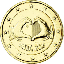 Malta, 2 Euro, Heart, 2016, golden, SPL, Bi-metallico