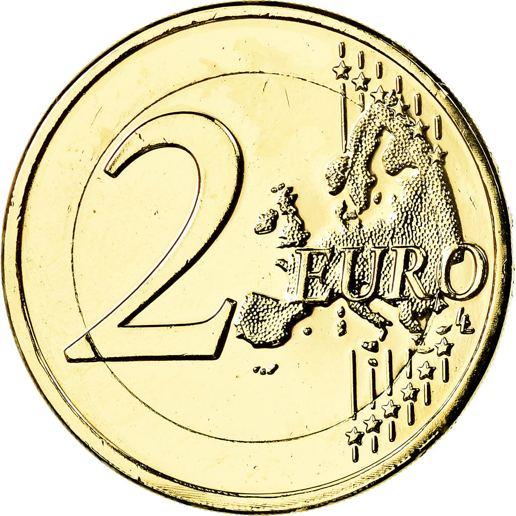 Netherlands, 2 Euro, Abdication de la Reine Béatrix, 2013, golden, MS(63)