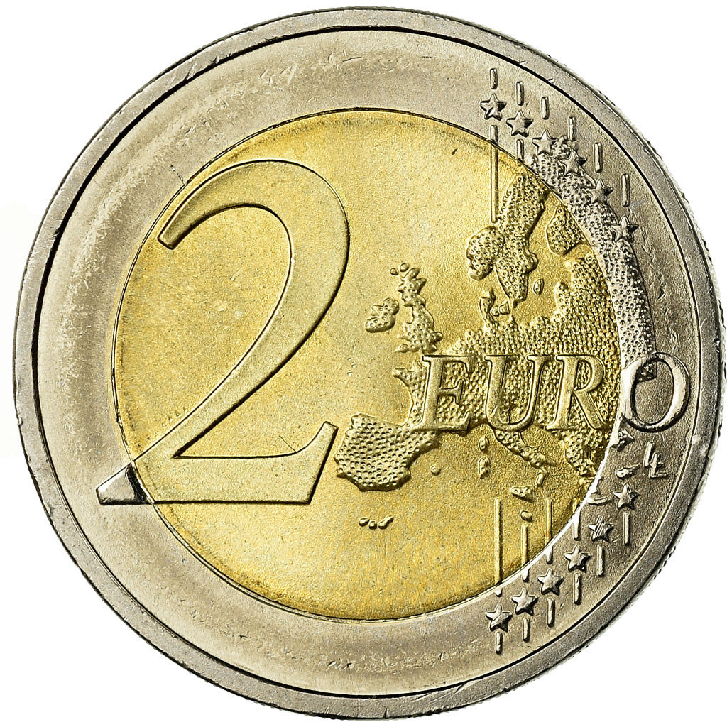 GERMANIA - REPUBBLICA FEDERALE, 2 Euro, Traité de l'Elysée, 2013, Colorised