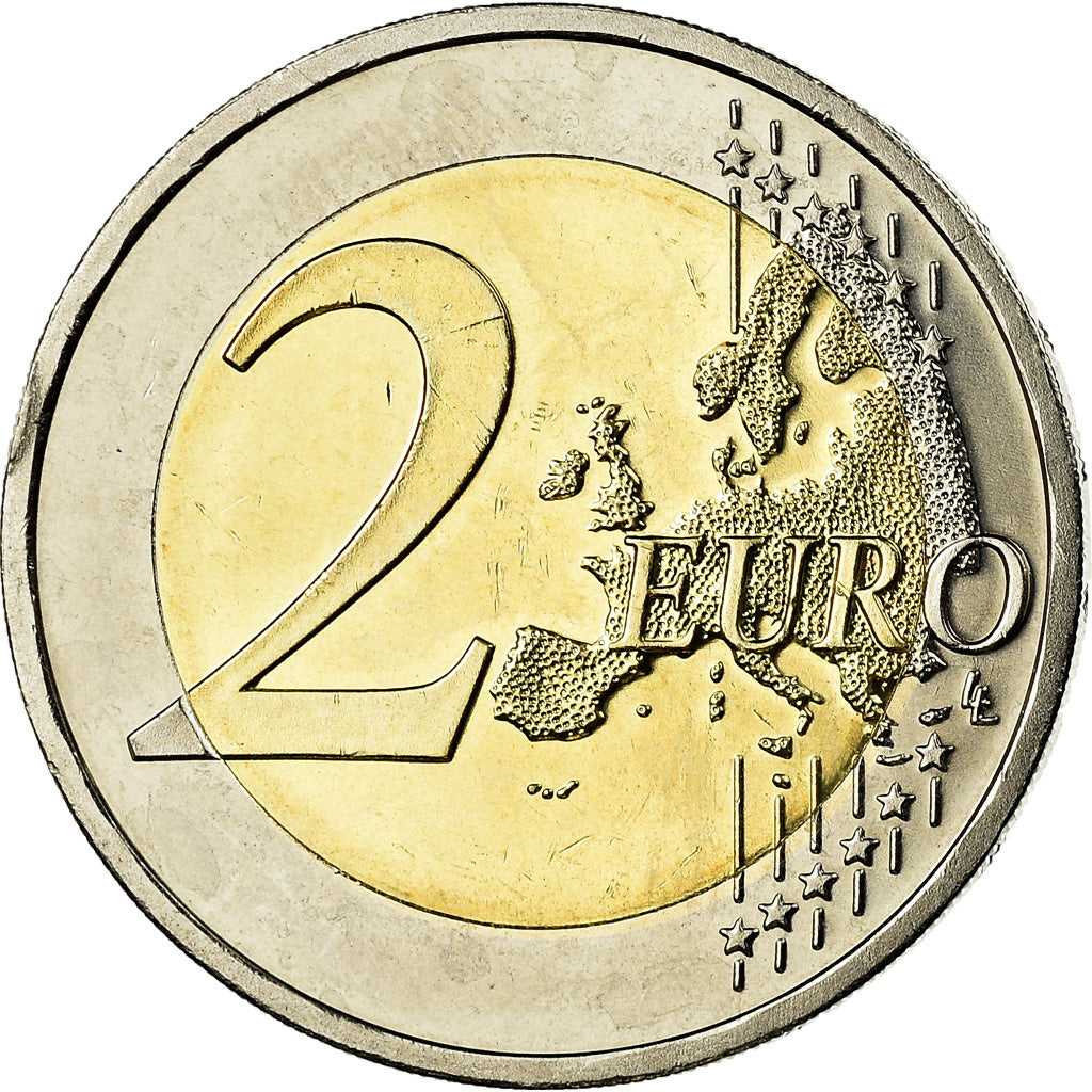 Latvia, 2 Euro, 2014, Colorised, UNZ, Bi-Metallic, KM:157
