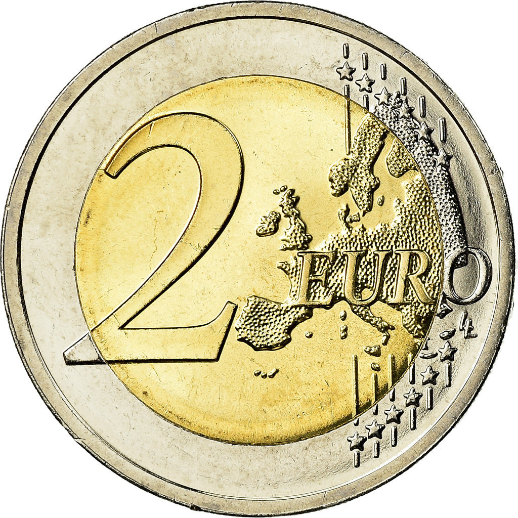 Estonia, 2 Euro, Route vers l'indépendance, 2017, Colorised, UNZ, Bi-Metallic