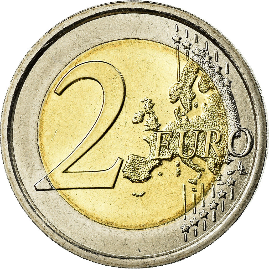 Italy, 2 Euro, G. Verdi, 2013, Colorised, MS(63), Bi-Metallic, KM:357