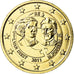 België, 2 Euro, 2011, golden, UNC-, Bi-Metallic, KM:308