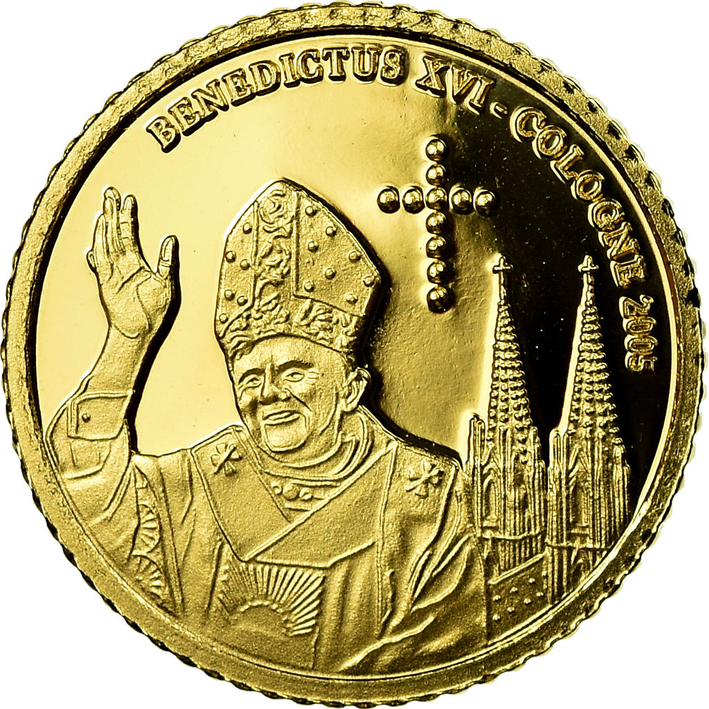 Moneta, CONGO, REPUBBLICA DEMOCRATICA DEL, 20 Francs, 2005, Proof, FDC, Oro