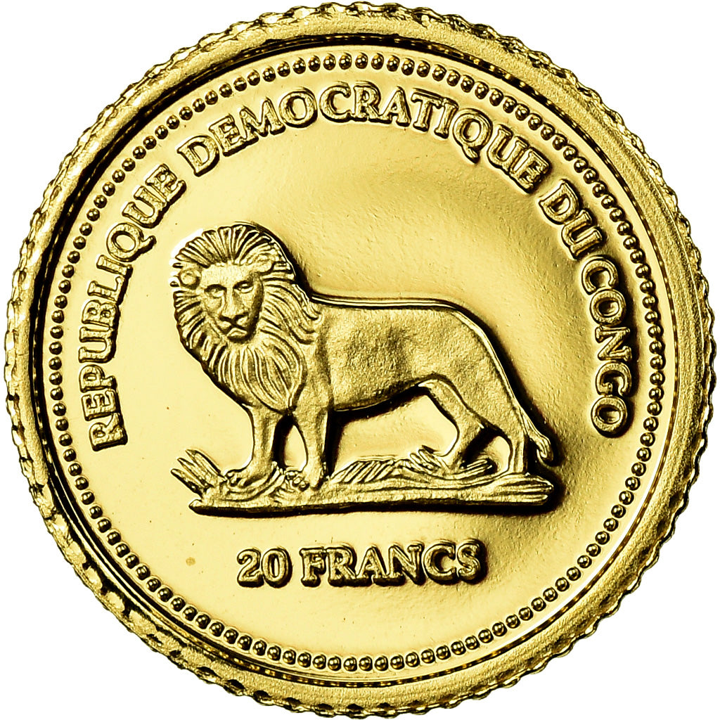 Moneta, CONGO, REPUBBLICA DEMOCRATICA DEL, 20 Francs, 2005, Proof, FDC, Oro