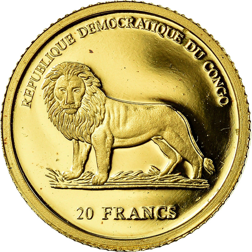 Moneta, CONGO, REPUBBLICA DEMOCRATICA DEL, 20 Francs, 2006, Proof, FDC, Oro