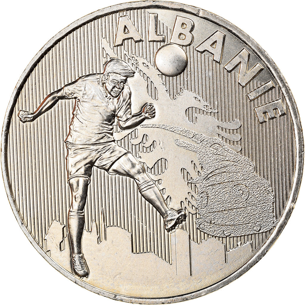 France, Jeton, Football, Albanie, Euro, Sports & leisure, 2016, MS(64)