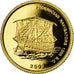Coin, Ghana, Phoenician Navigators, 500 Sika, 2002, Proof, MS(65-70), Gold