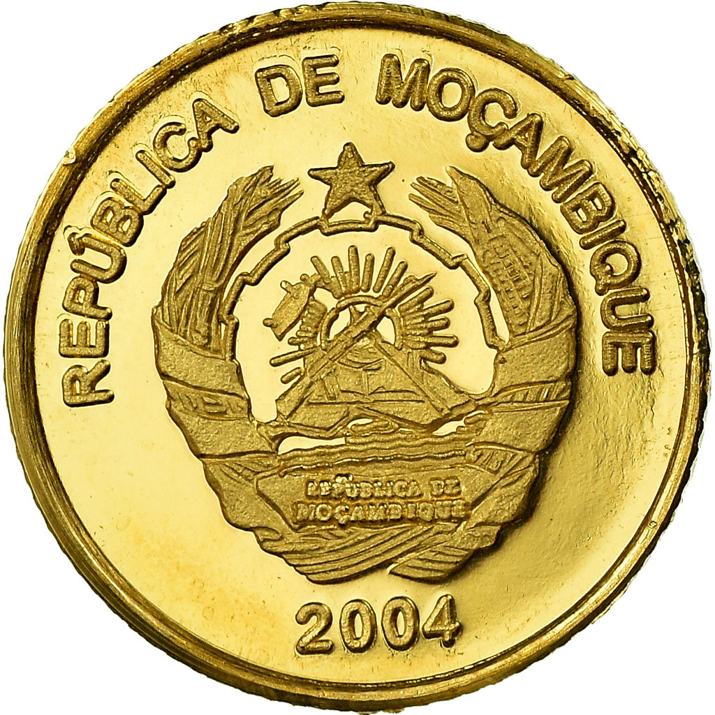 Coin, Mozambique, Pedro da Covilha, 1000 Meticais, 2004, Proof, MS(65-70), Gold