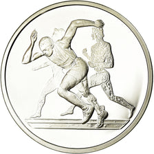 Grecia, 10 Euro, Sport, Course à Pied, 2004, Proof, FDC, Argento