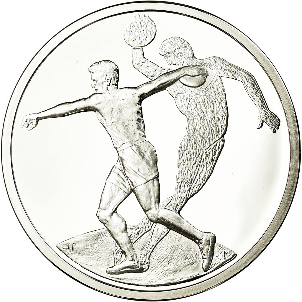 Griechenland, 10 Euro, Sport, Lancer du Disque, 2004, Proof, STGL, Silber
