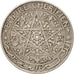 Morocco, Yusuf, Franc, 1921, bi-Bariz, Paris, AU(50-53), Nickel, KM:36.1