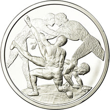 Grèce, 10 Euro, Sort, lutte, 2004, Proof, FDC, Argent