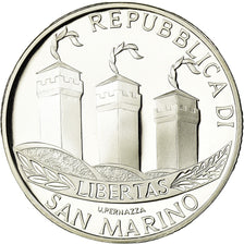 San Marino, 10 Euro, Bienvenue à l'Euro, 2002, Proof, MS(65-70), Silver, KM:449