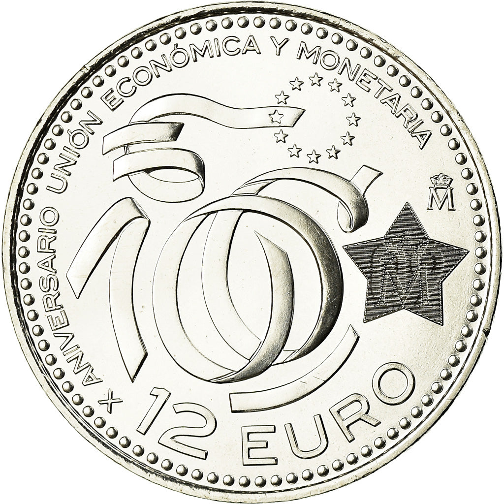 Spain, 12 Euro, 2009, Proof, MS(65-70), Silver, KM:1212