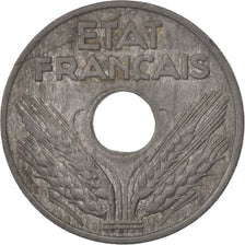 France, État français, 20 Centimes, 1941, Paris,AU(50-53),KM:900.1,Gadoury 900.1