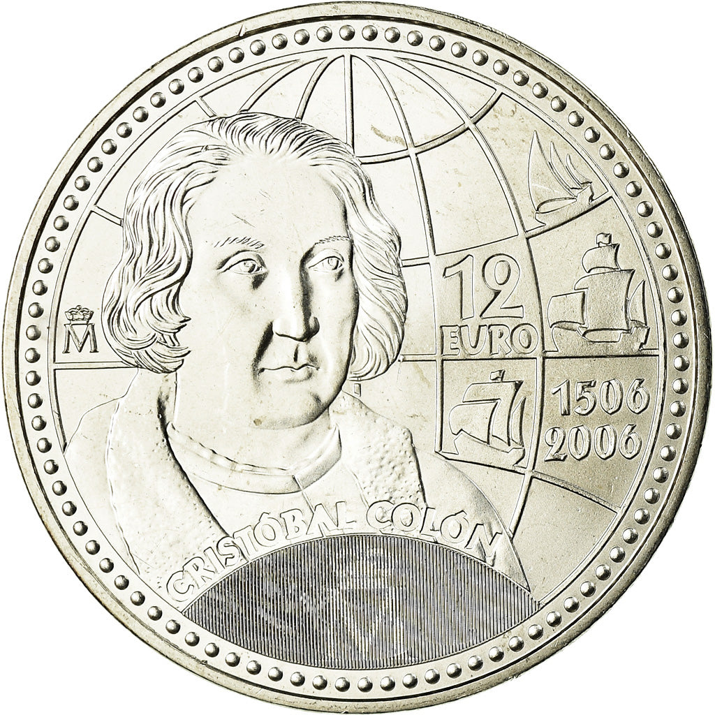 Spagna, 12 Euro, 2006, FDC, Argento, KM:1113