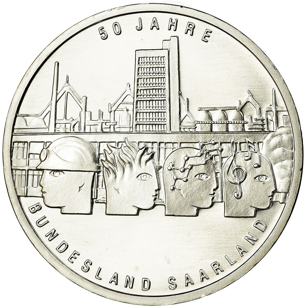 Bundesrepublik Deutschland, 10 Euro, 2007, Proof, STGL, Silber, KM:263